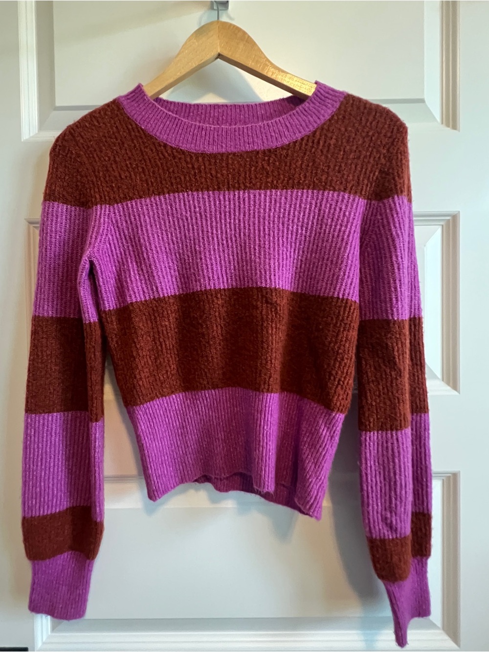 AMERICAN EAGLE Crewneck Stripe Sweater XS